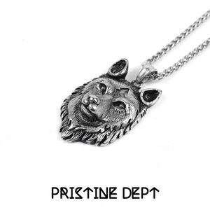 Necklace - Wolf Silver